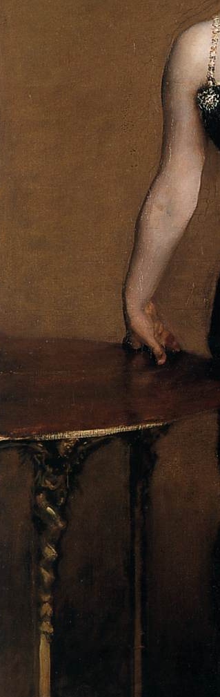 Sargent's Madame X detail of arm